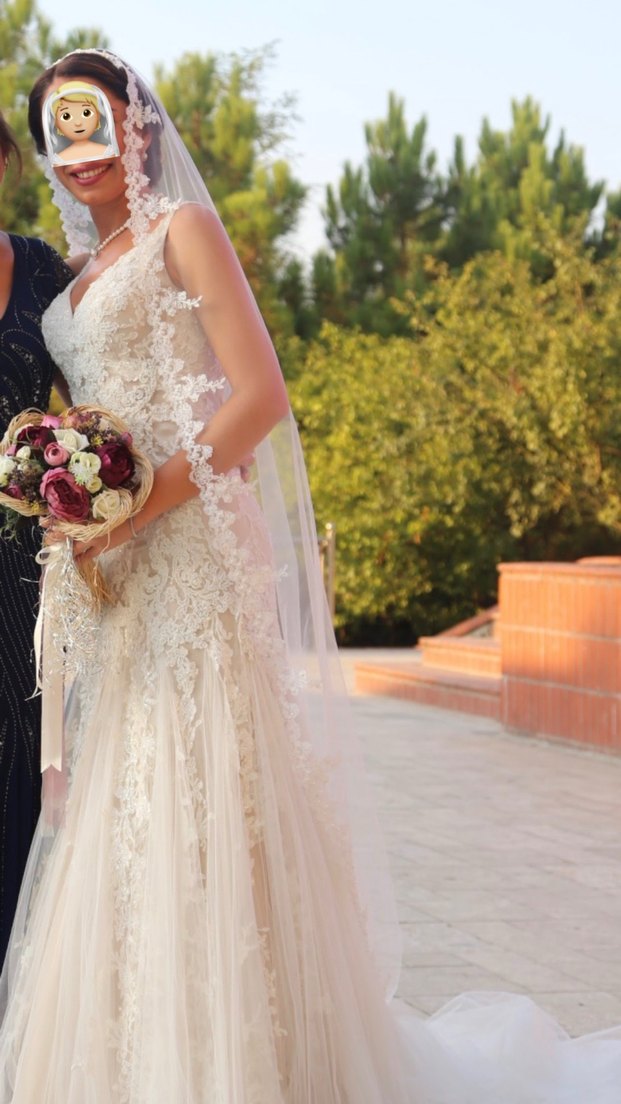 Oleg Cassini İkonik Kapak Modeli(Elvin Levinler tercihi) + duvak - Görsel 2