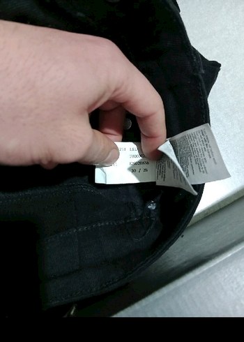 Siyah Kemerli Erkek Sokak Stili Pantolon - Görsel 2