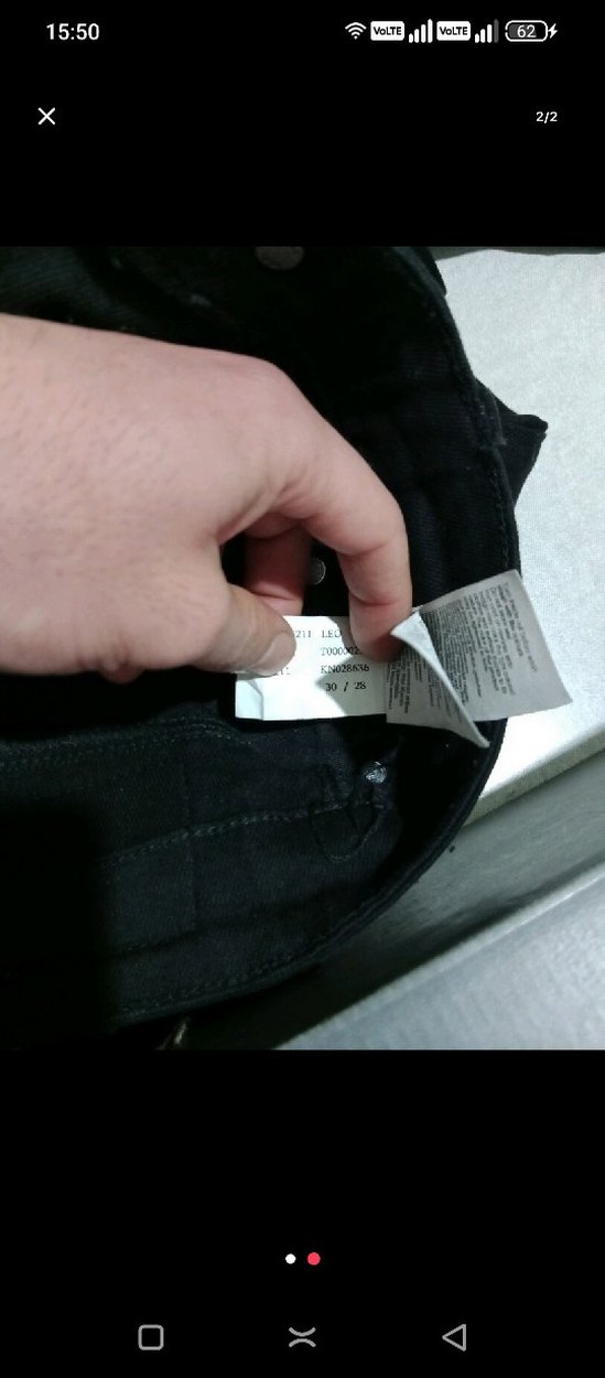 Siyah Kemerli Erkek Sokak Stili Pantolon - Görsel 2