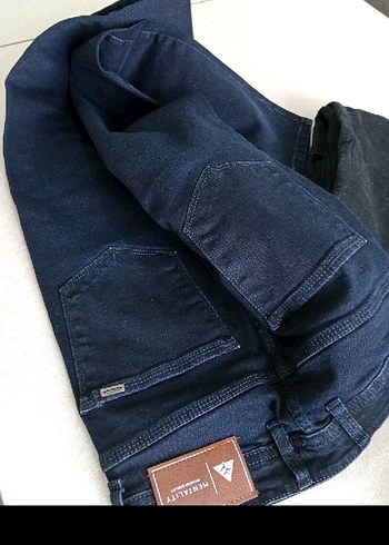 Koyu Mavi Denim Pantolon - Görsel 3