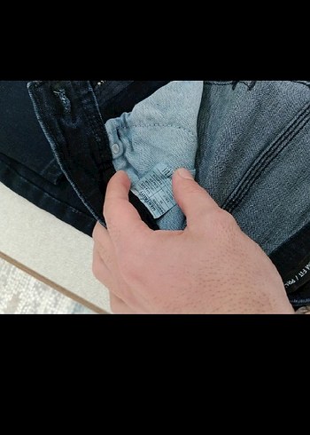 Koyu Mavi Denim Pantolon - Görsel 4