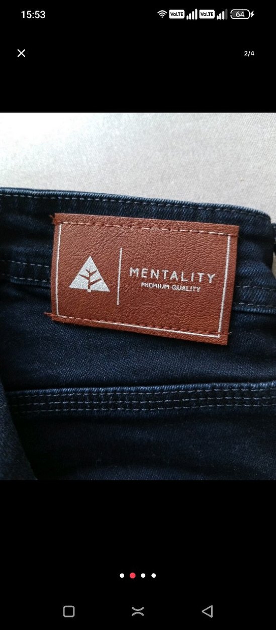 Koyu Mavi Denim Pantolon - Görsel 2