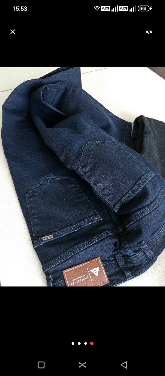 Koyu Mavi Denim Pantolon - Görsel 3