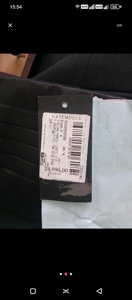 Kemerli Siyah Erkek Takım Elbise - Görsel 2