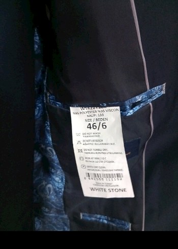 Erkek Lacivert Klasik Kesim Takım Elbise - Görsel 2