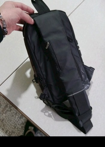 Kahverengi Baskılı Erkek Omuz Çantası - Görsel 2