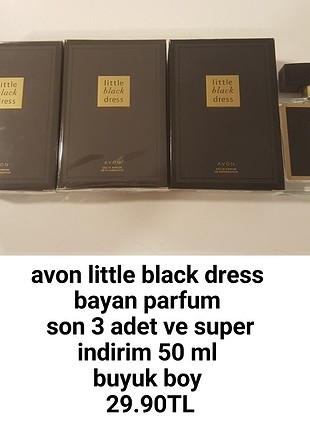 Little black dress bayan parfum adet fiyati 30 tl.3 adet alım ya