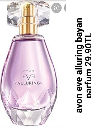 Avon eve alluring bayan parfum 2 adet 60 tl