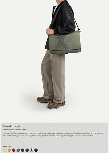 KAFT ÇANTA nevend (jungle) - Görsel 3