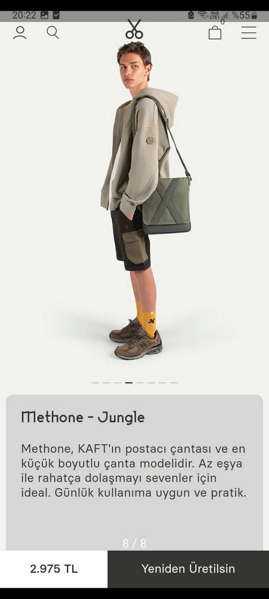 KAFT ÇANTA methone jungle - Görsel 3