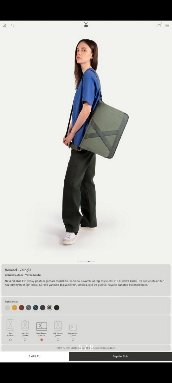 KAFT ÇANTA nevend (jungle) - Görsel 3
