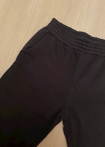 Siyah Rahat Kesim Kadın Eşofman Altı - Görsel 2