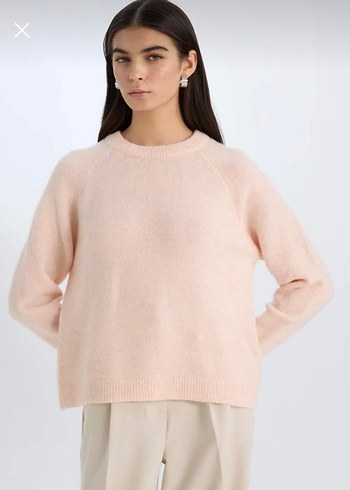 Pudra Pembe Kadın Kazak - Görsel 2