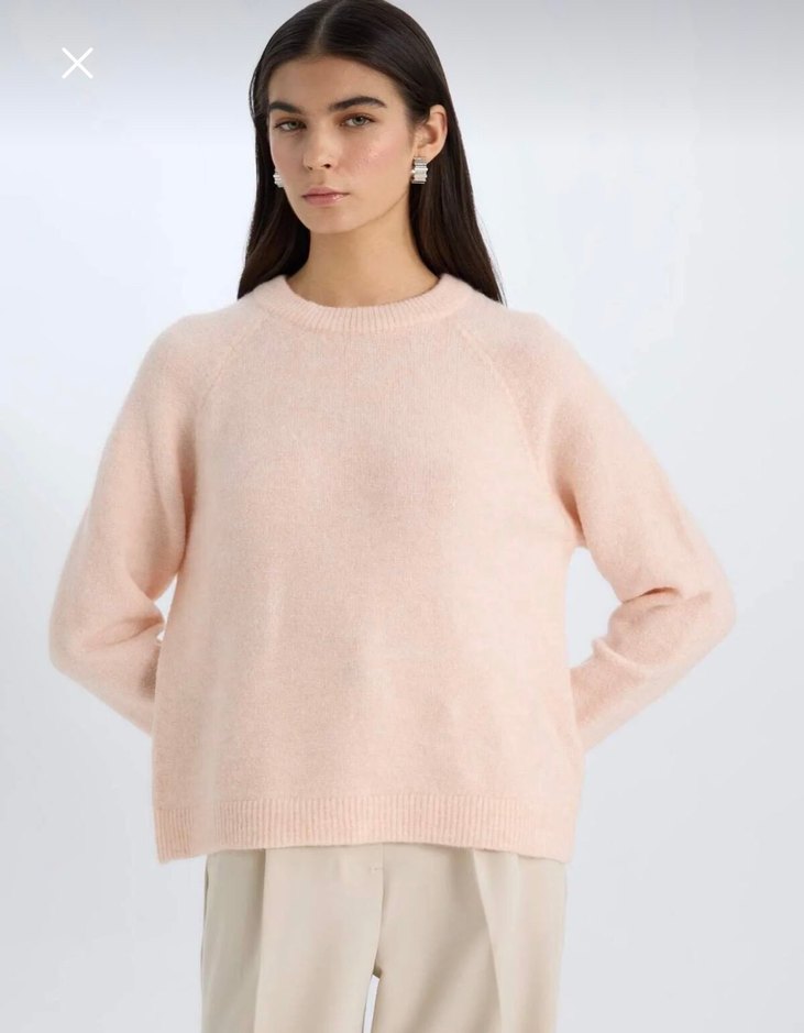 Pudra Pembe Kadın Kazak - Görsel 2