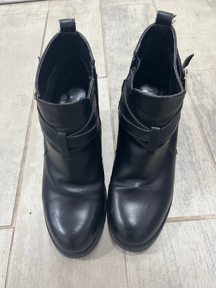 Derimod Siyah Deri Kadın Topuklu Bot - Görsel 2