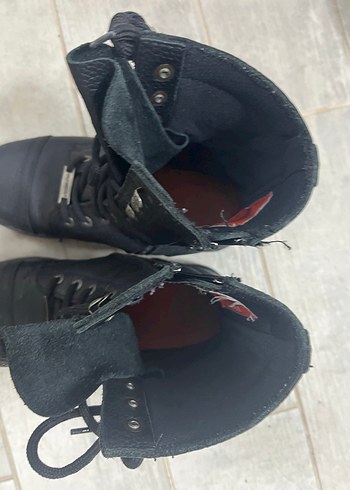 Harley Davidson Siyah Deri Bot - Görsel 4