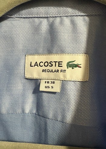 Lacoste Erkek Mavi Keten Gömlek - Görsel 2