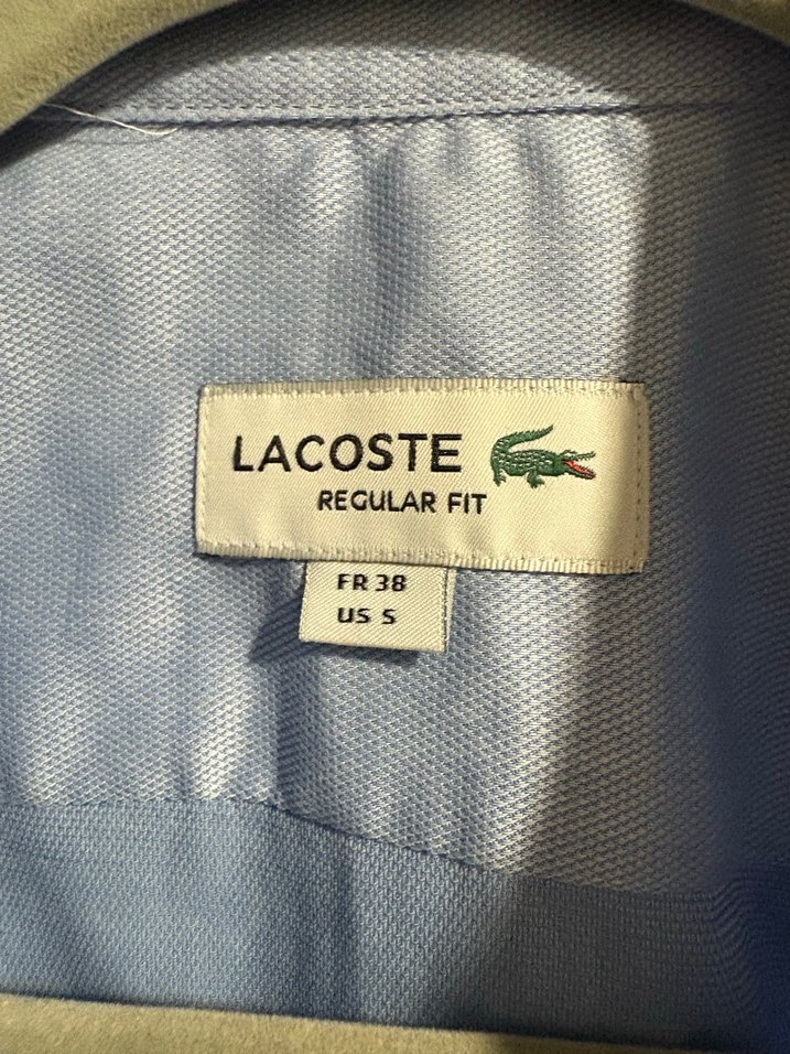 Lacoste Erkek Mavi Keten Gömlek - Görsel 2