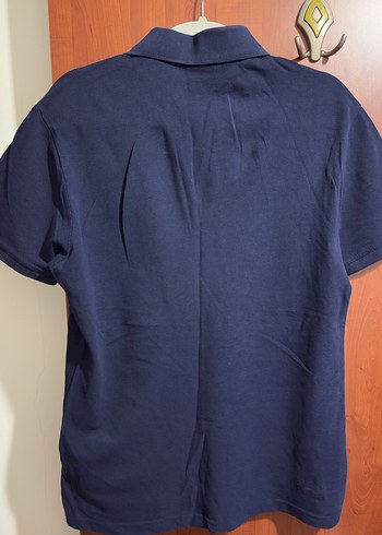 Erkek Lacivert Düğmeli Polo tişört - Görsel 3