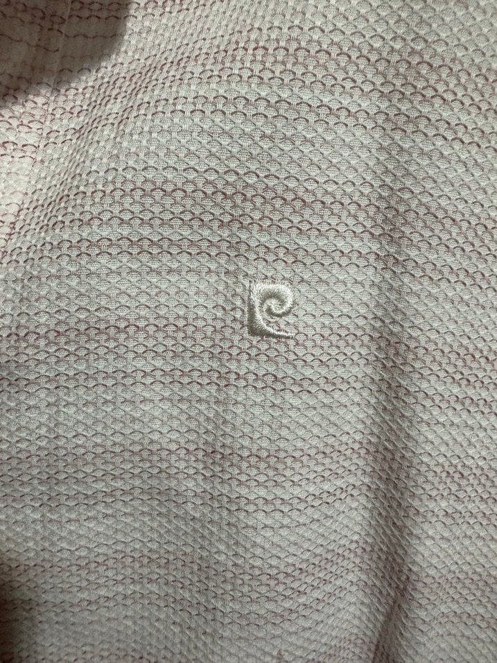 Pierre cardin Pembe Erkek Keten Gömlek, Uzun Kollu, Düğmeli - Görsel 4