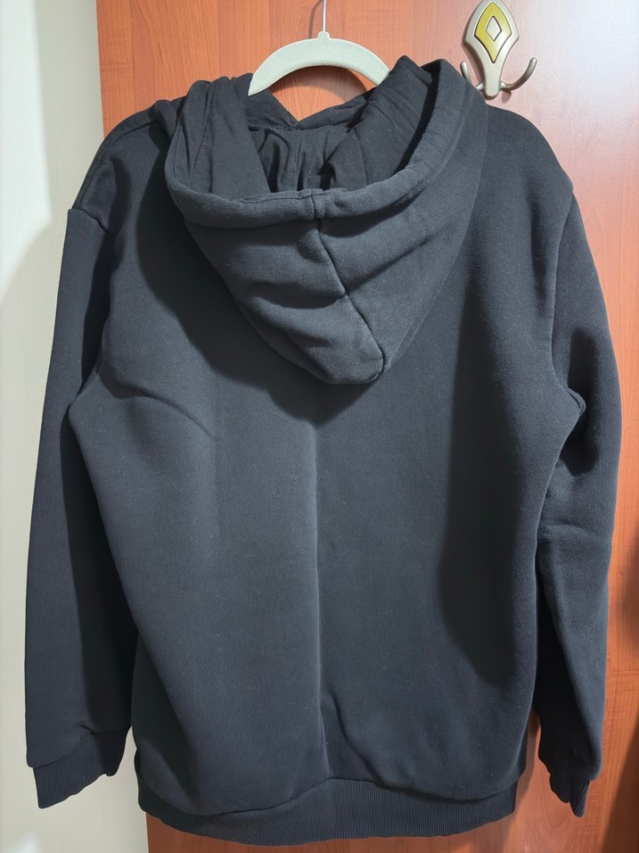 Loft Siyah Kapüşonlu regular fit Sweatshirt - Görsel 2