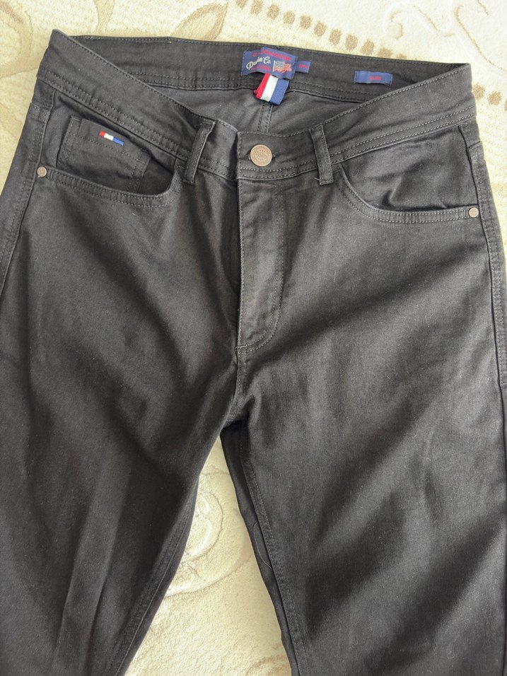 Siyah Slim Fit Denim Erkek Jean Pantolon - Görsel 4