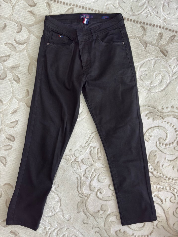 Siyah Slim Fit Denim Erkek Jean Pantolon - Görsel 2