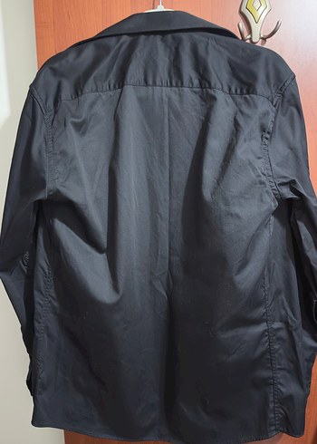 Centone Düğmeli Siyah Erkek Gömlek - Görsel 3