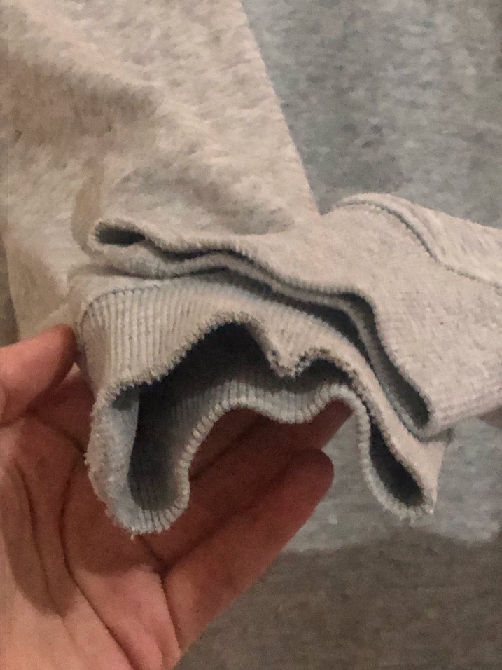 Gri NASA Baskılı Kadın Sweatshirt - Görsel 4