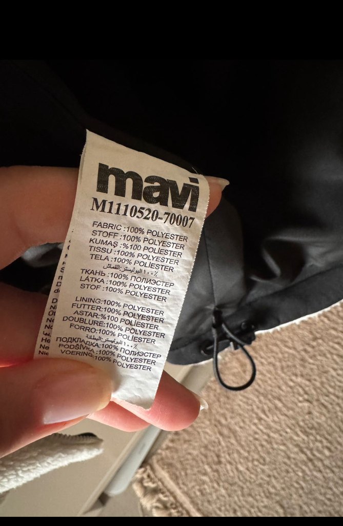 Beyaz Siyah Kontrastlı Yumuşak Kadın Ceket - Görsel 5