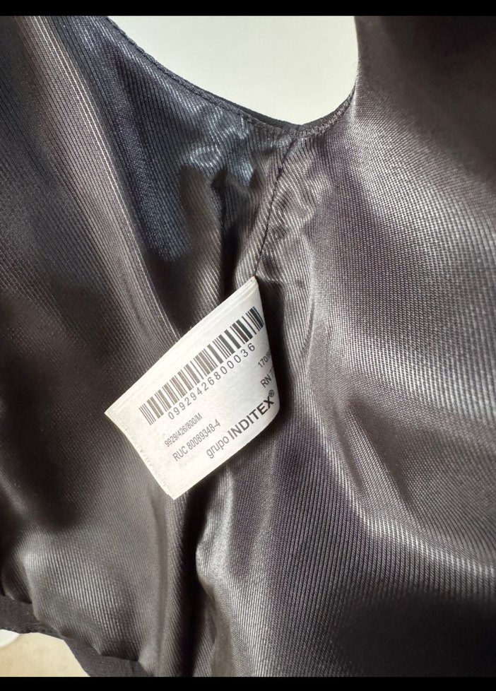 Siyah Mini Düğmeli Kadın Yelek - Görsel 4