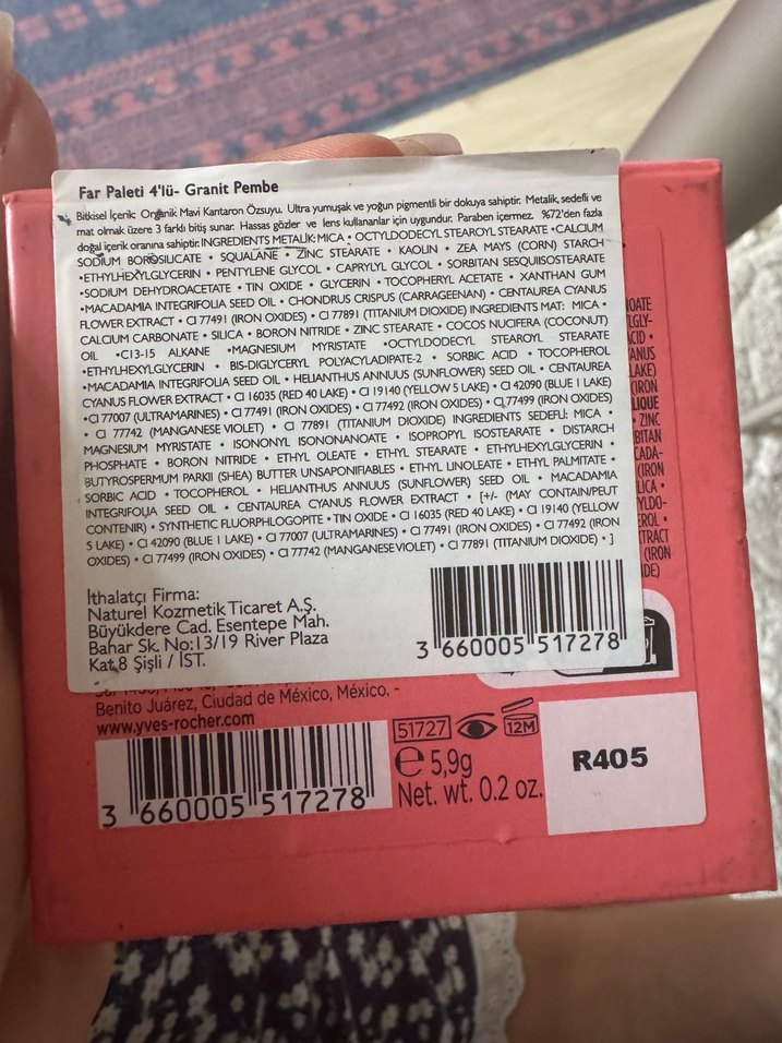 Yves Rocher Dört Renkli Göz Farı Paleti - Görsel 2