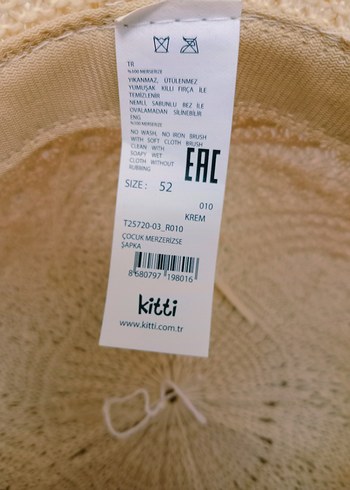 Kız Çocuk Hasır Şapka - Görsel 4