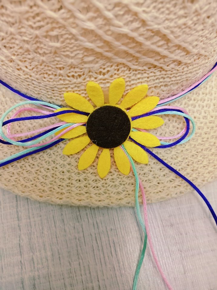 Kız Çocuk Hasır Şapka - Görsel 5