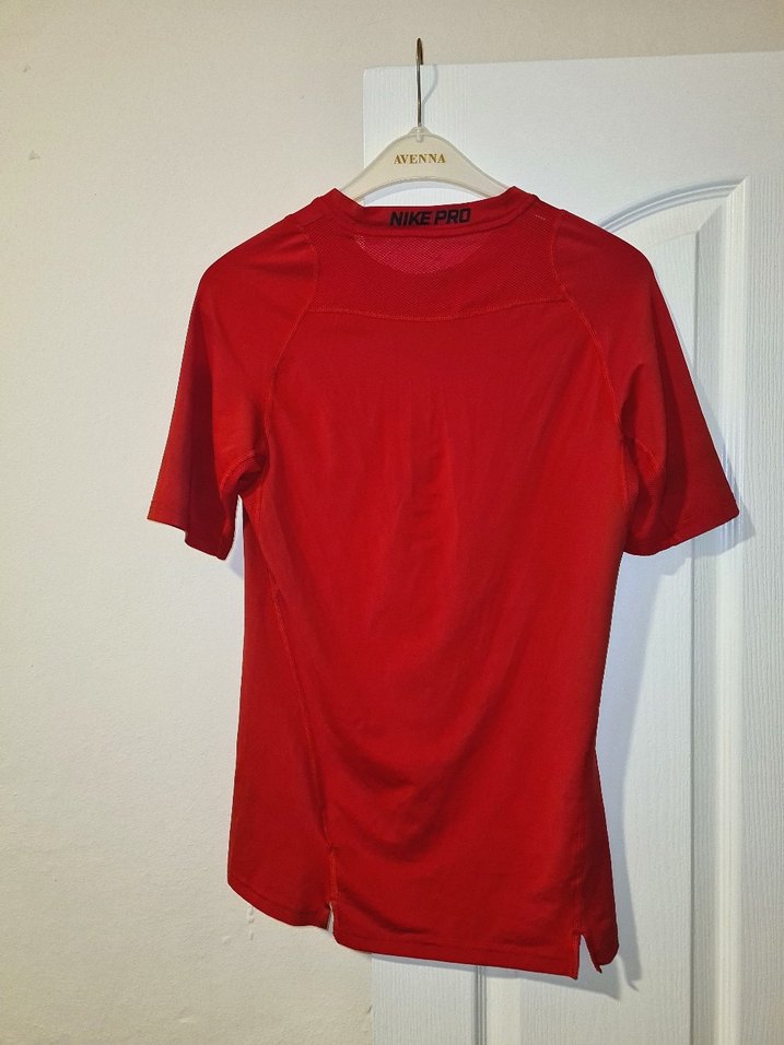 Kırmızı Nike Pro Erkek Kısa Kollu Tişört - Görsel 2