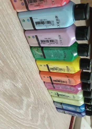 Çok Renkli Boya Seti 10 Renk - Görsel 2