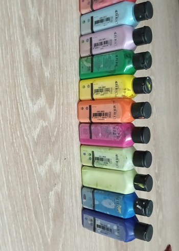 Çok Renkli Boya Seti 10 Renk - Görsel 3