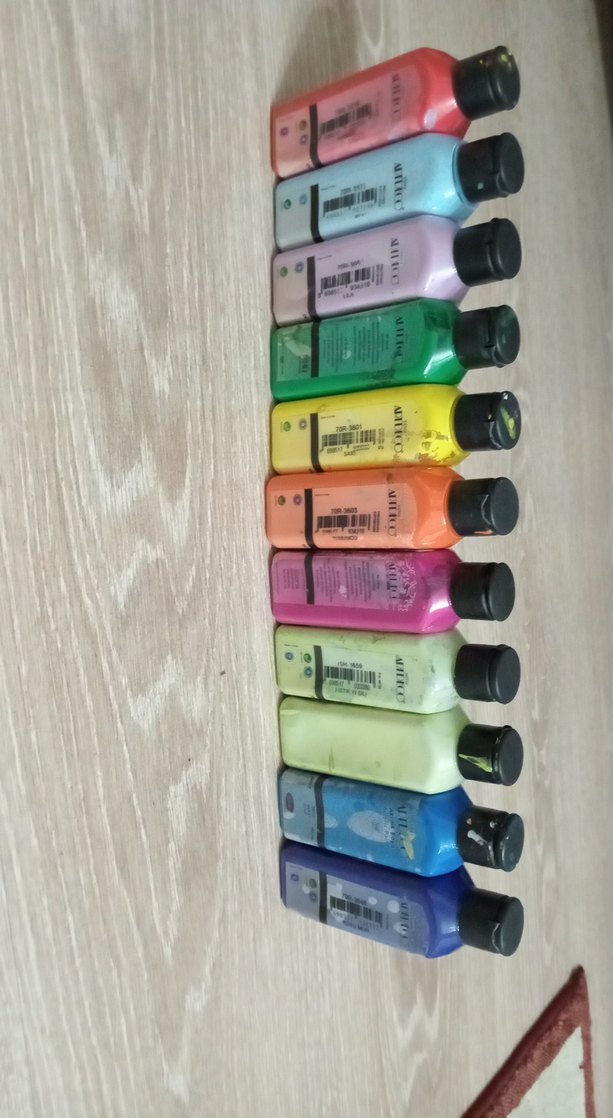 Çok Renkli Boya Seti 10 Renk - Görsel 3