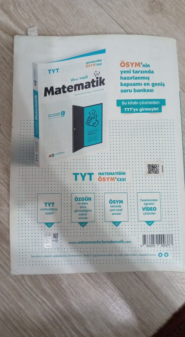 TYT Yeni Nesil Matematik Soru Bankası antreman yayınları - Görsel 2