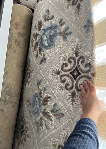 Gri Desenli Klasik Halı - Görsel 2