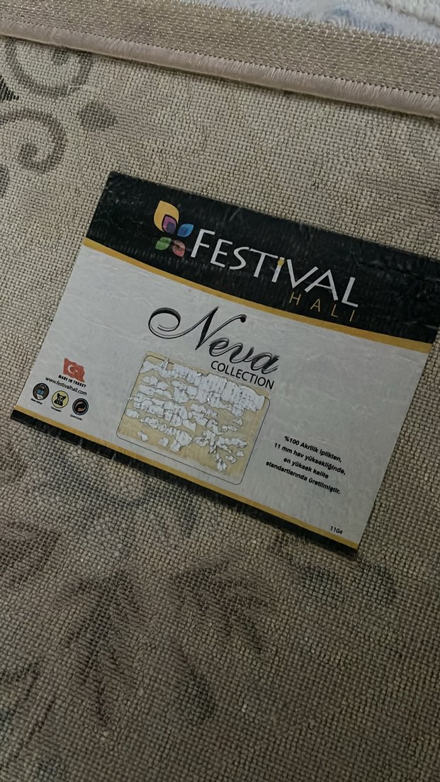 Gri Desenli Klasik Halı - Görsel 3