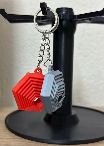 Hareketli Hexagon Anahtarlık - Görsel 2