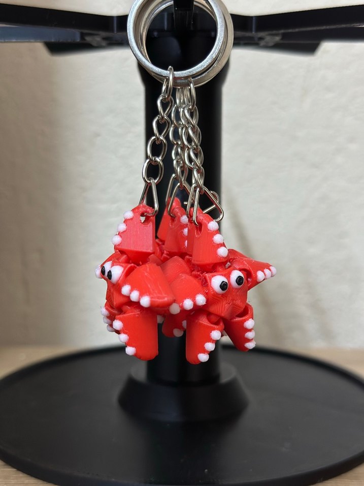 Hareketli Yıldız Anahtarlık - Görsel 2