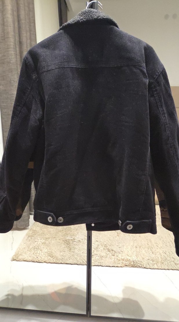 Siyah Süet Düğmeli Erkek Ceket - Görsel 2