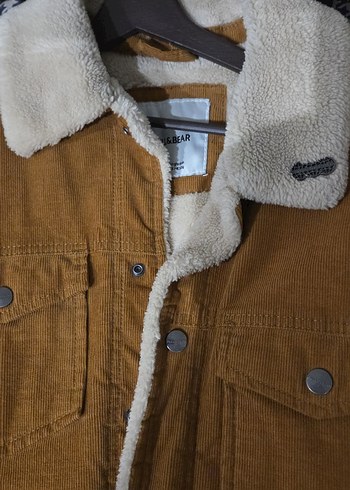 Erkek Kahverengi Süet Düğmeli Kışlık Ceket - Görsel 3