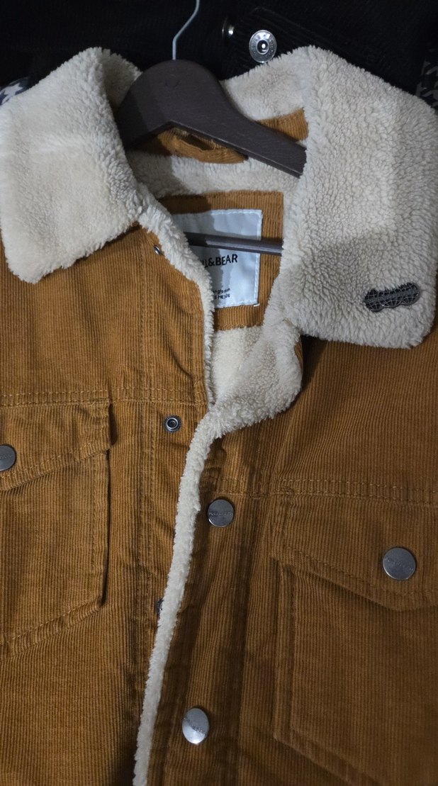 Erkek Kahverengi Süet Düğmeli Kışlık Ceket - Görsel 3