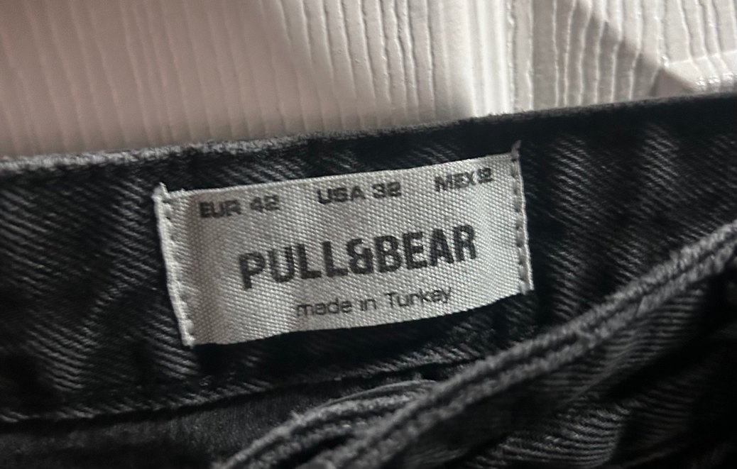 Gri Bol Kesim Midi Denim erkek  Jean - Görsel 2