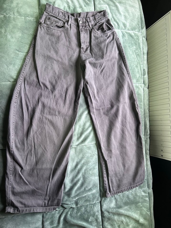 Gri ballon Fit  pantolon - Görsel 2