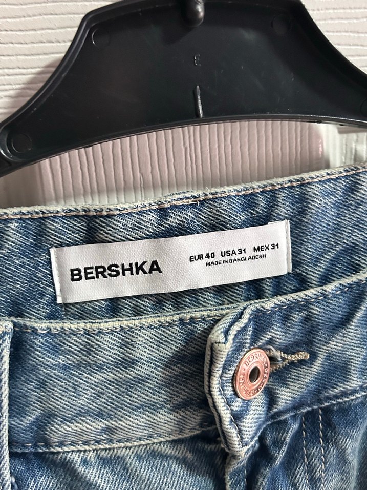 Gri Mavi Bol Kesim  Denim Pantolon - Görsel 3