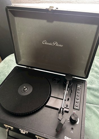 Lenco Siyah Bluetooth USB Kayıtlı Pikap Hoparlörlü - Görsel 5